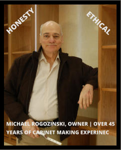 Michael Rogozinski owner of Cabinet Makers Custom Built-in Bookcases